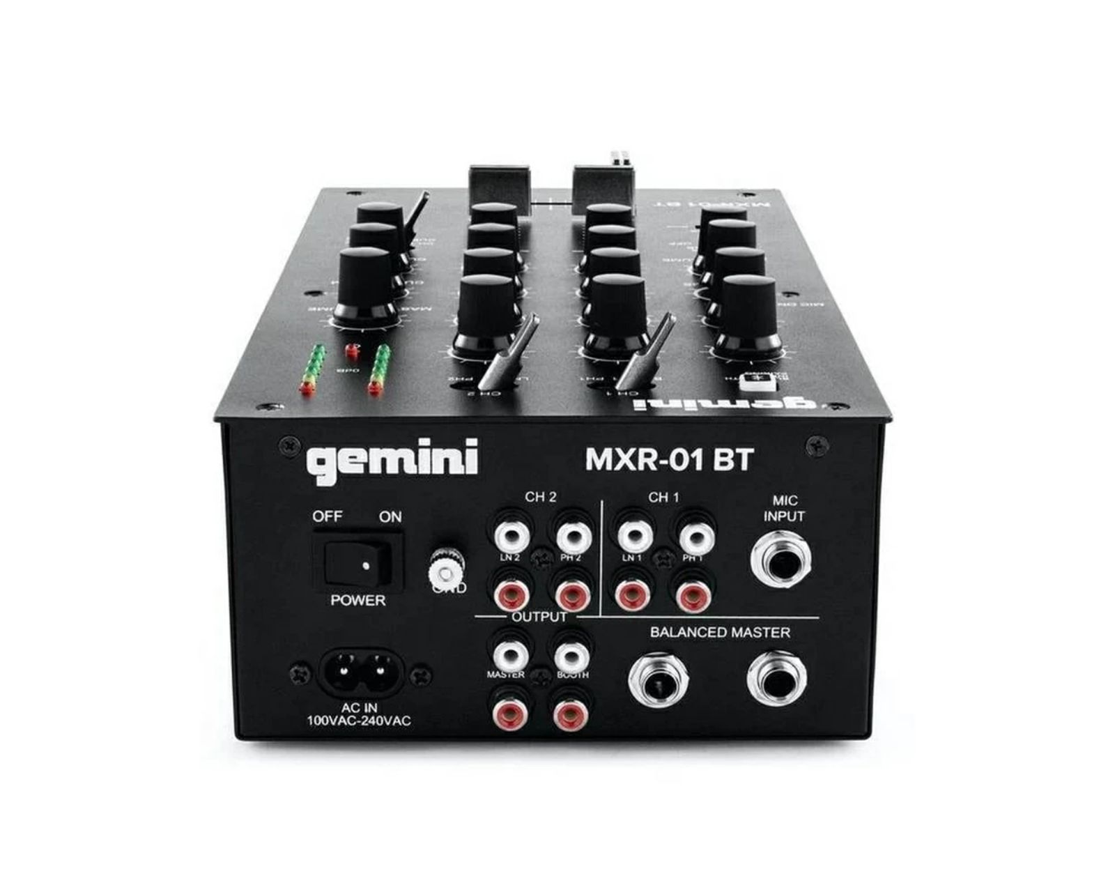 Foto 4 pulgar | Mezcladora para DJ Gemini MXR-01BT 2 Ch Bluetooth