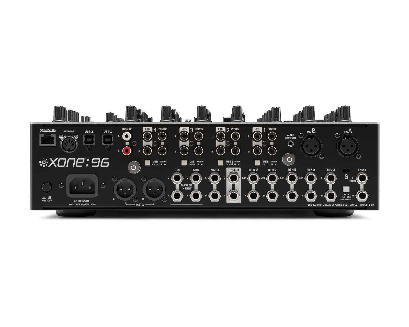 Foto 4 pulgar | Mezcladora de Audio Allen & Heath XONE96 6+2 Ch/Análoga/USB