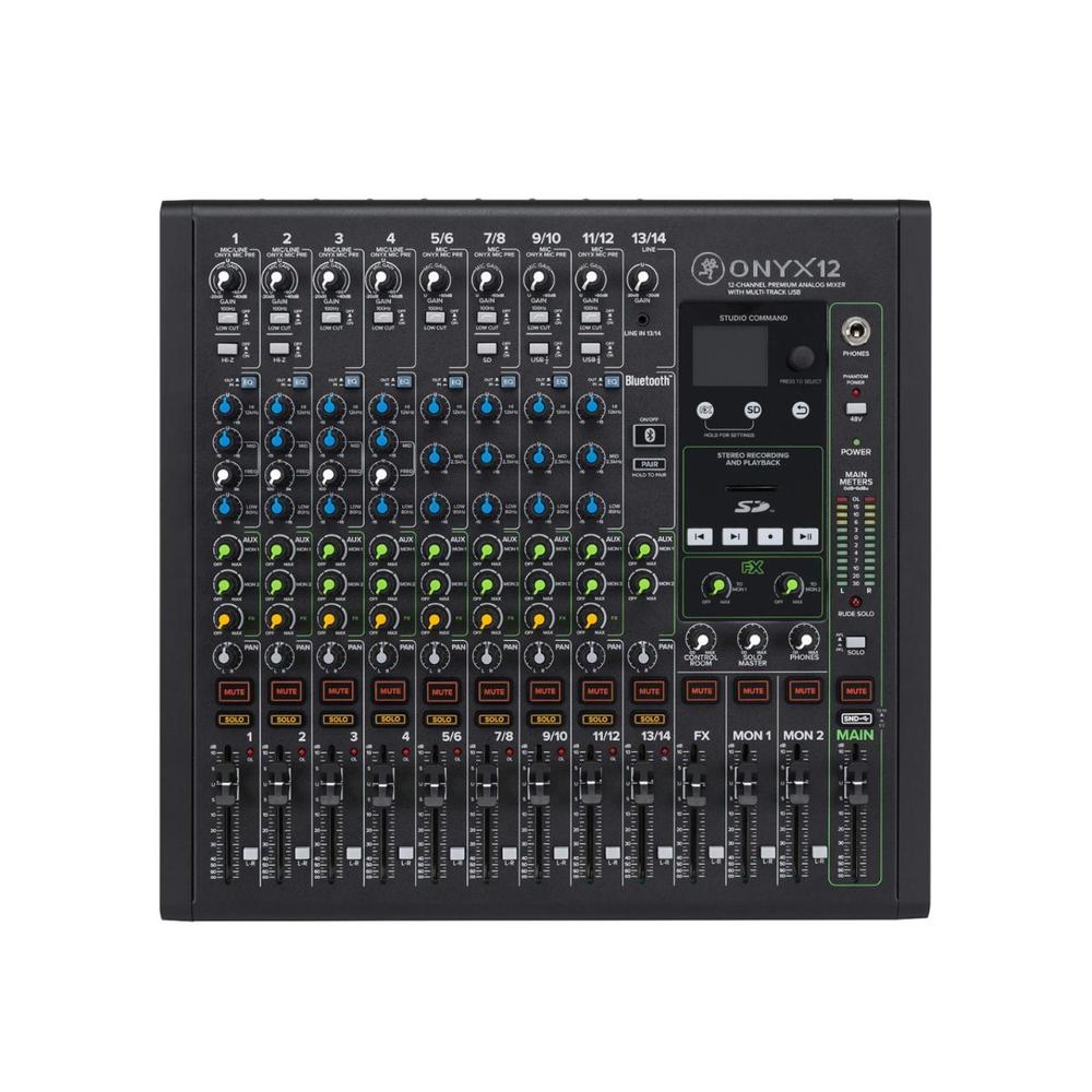 Foto 1 | Mezcladora Análoga 12 Canales con Multi-track Usb Mackie Onyx12 Negro con Interfaz