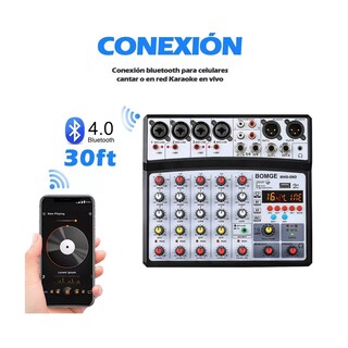 Foto 3 | Mezcladora de Audio Eo Safe Imports Esi6414 con Bluetooth