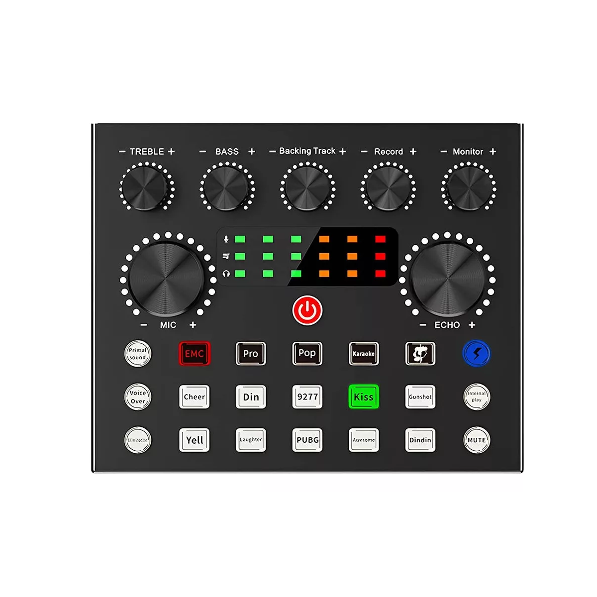 Foto 1 | Mezcladora de Audio con Tarjeta de Sonido para Podcast Eo Safe Imports ESI-6419 color Negro