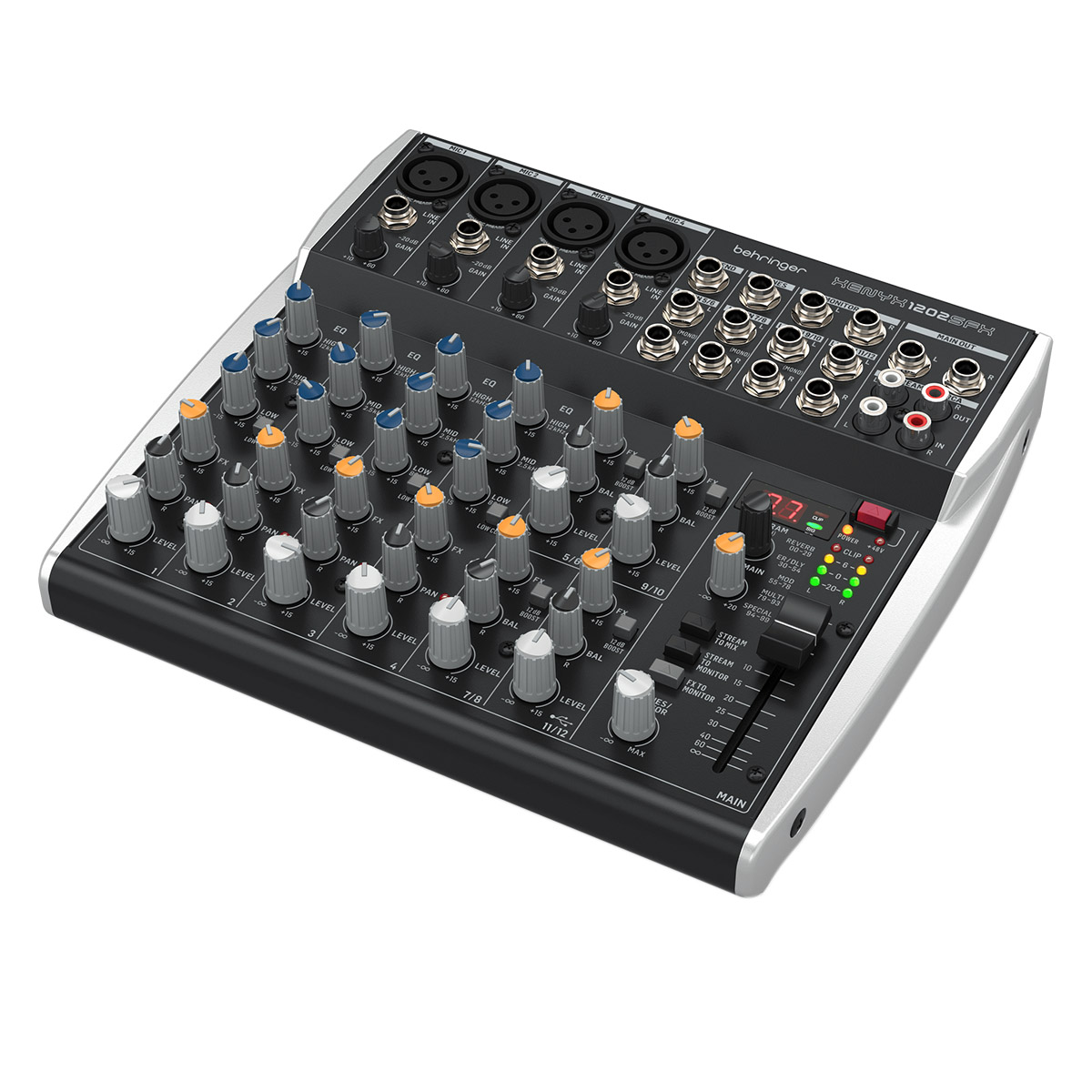 Foto 2 pulgar | Mezcladora Behringer Xenyx-1202sfx color Negro