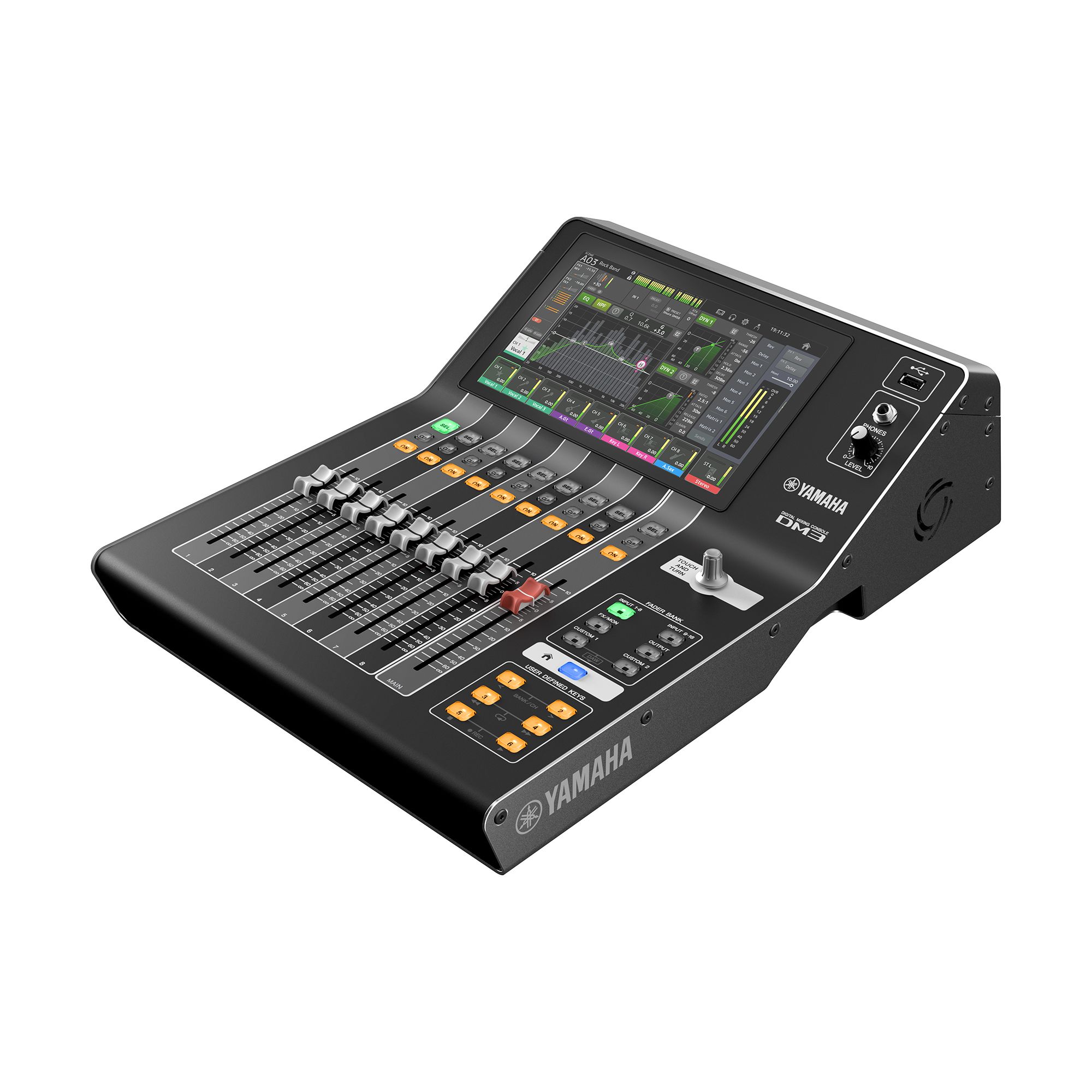 Mezcladora Digital Yamaha Dm3s color Negro