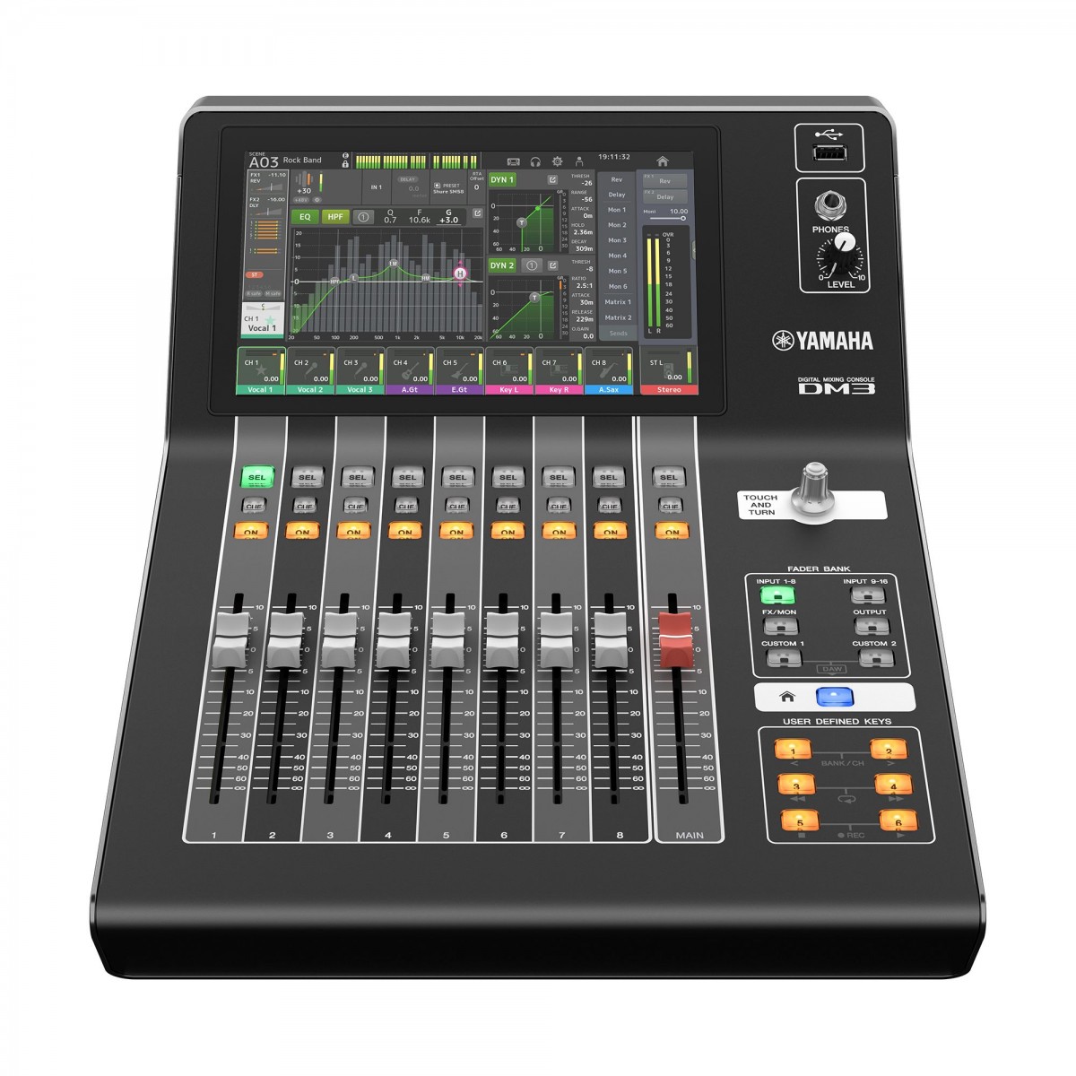 Foto 4 pulgar | Mezcladora Digital Yamaha Dm3s color Negro