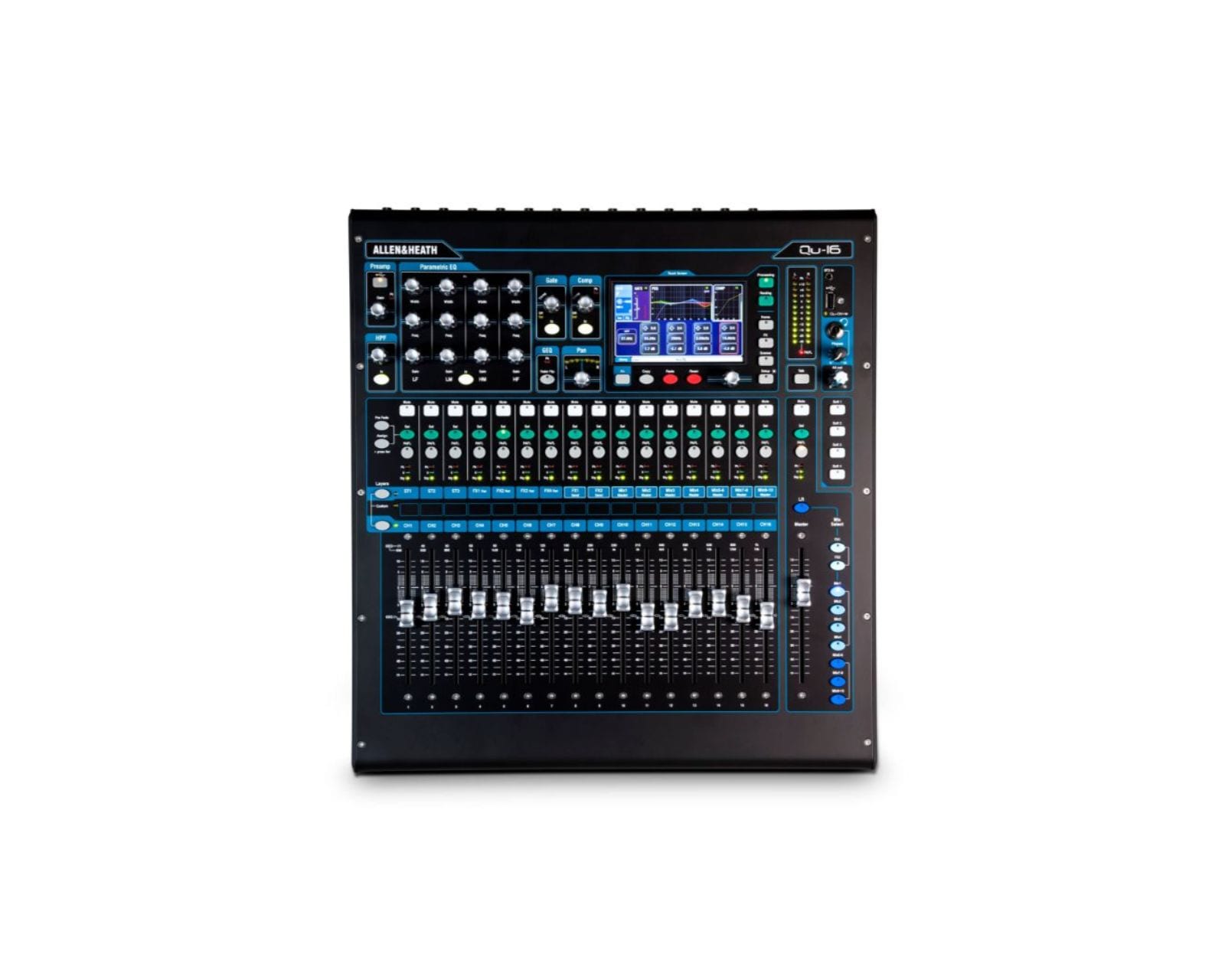 Mezcladora Allen&heath Qu-16 16 Entradas Mono De Micrófono/pantalla Táctil $37,419