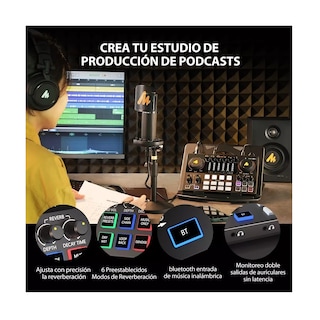 Foto 4 | Mezcladora Interfaz de Audio Eo Safe Imports ESI-10407 Negra