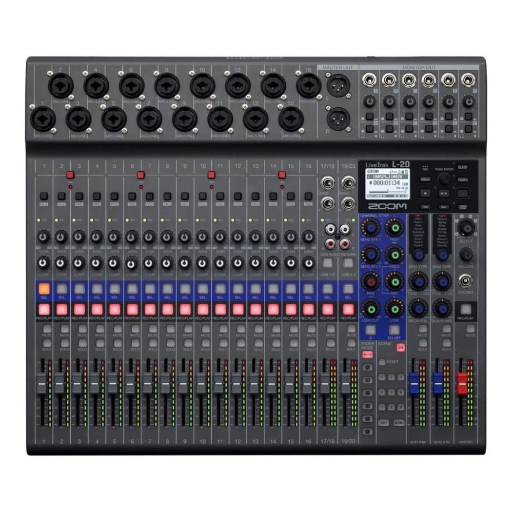 Foto 5 | Mezcladora Zoom L-20 Pasiva/20 Canales/usb/ios/phantom