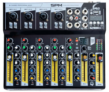 Foto 1 | Mezcladora Melo Sm6usb Color Negro