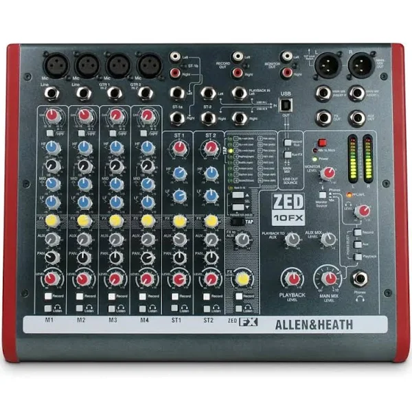 Foto 1 | Mezcladora De Audio Compacta Allen&heath Zed-10fx Multiefectos 10 Canales