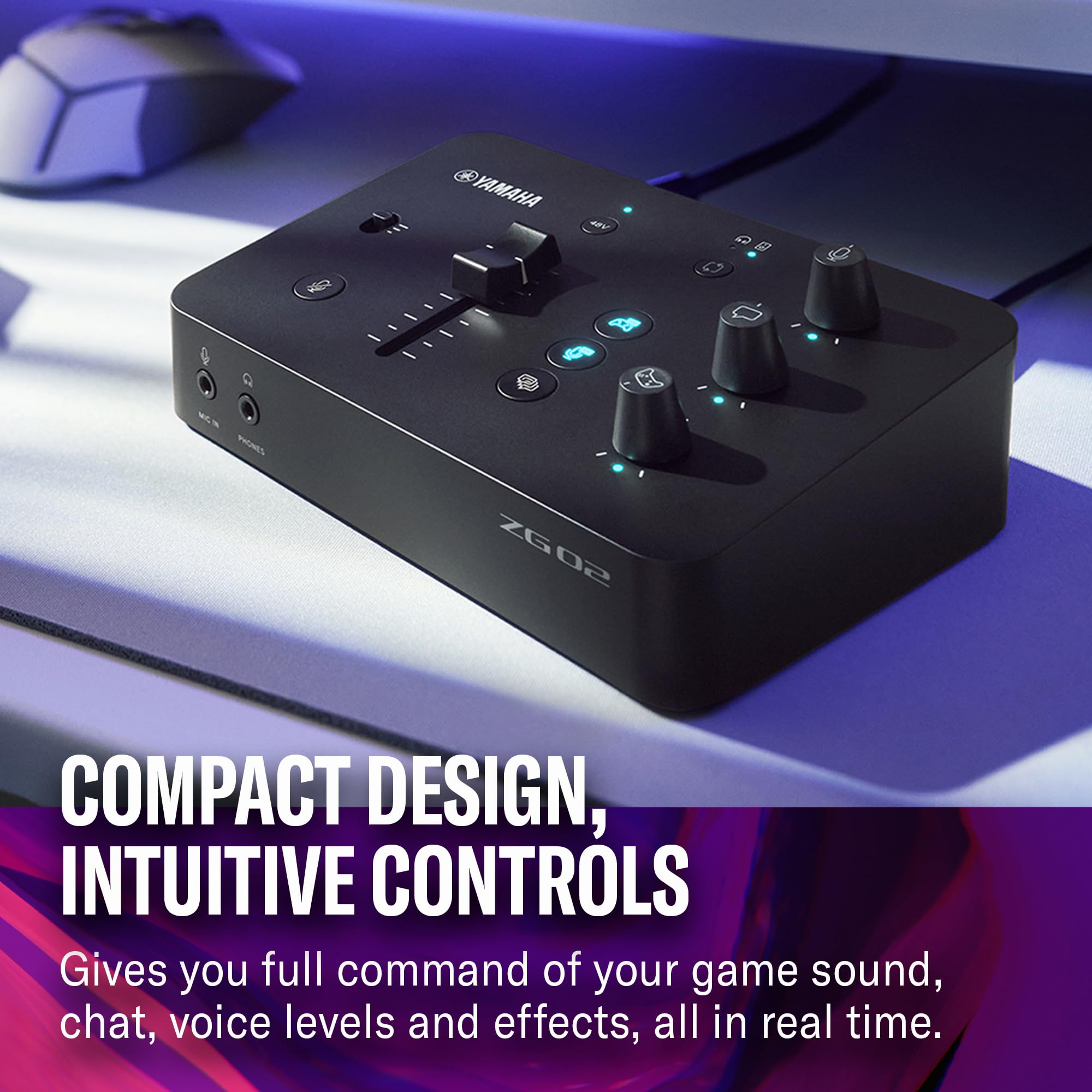 Foto 2 | Mezclador De Juegos Yamaha Zg02 Para Chat De Voz Y Transmisión De Juegos - Venta Internacional.