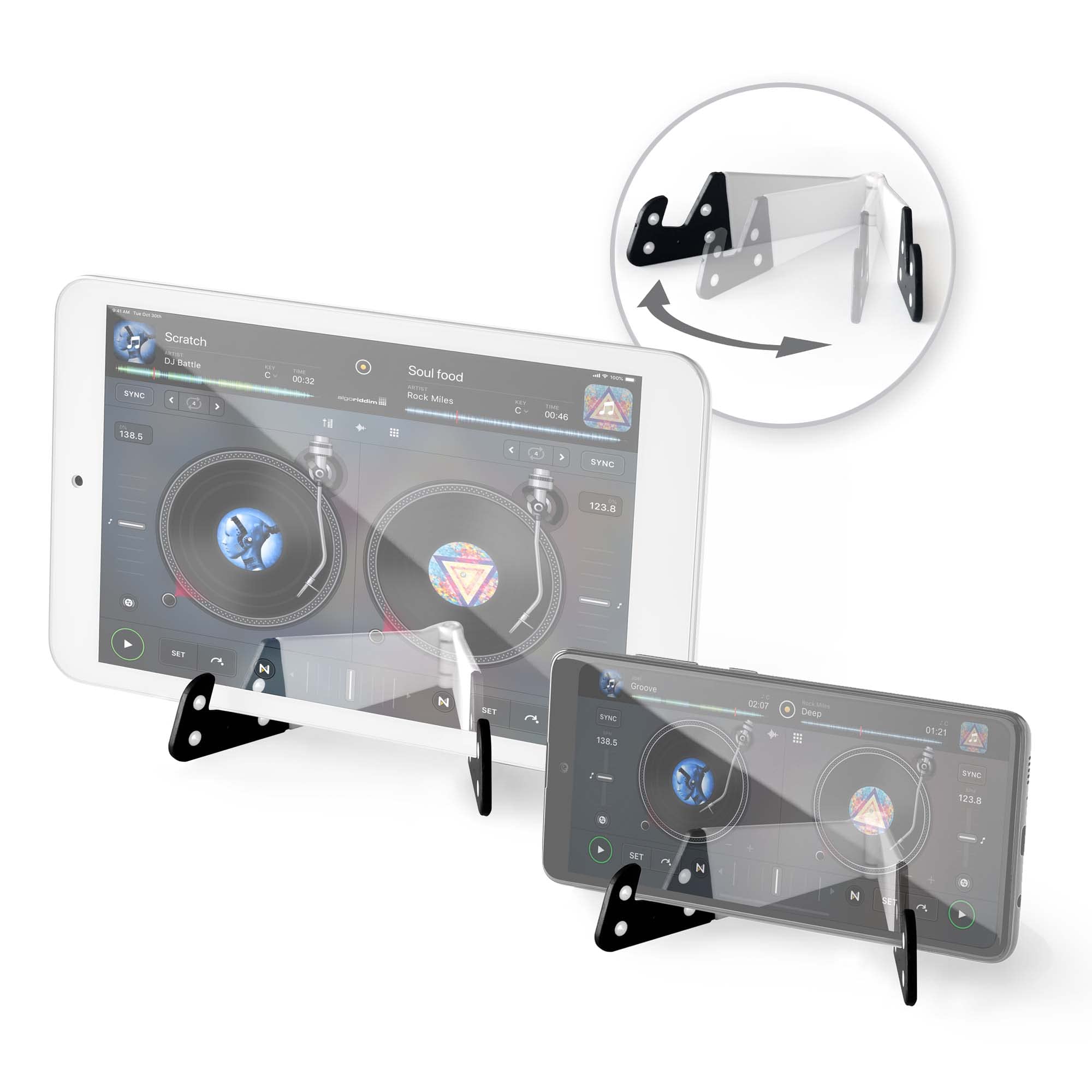 Foto 6 pulgar | Controlador De Dj Hercules Djcontrol Mix Bluetooth Para Smartphone - Venta Internacional.