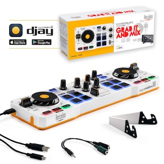 Foto 7 | Controlador De Dj Hercules Djcontrol Mix Bluetooth Para Smartphone - Venta Internacional.