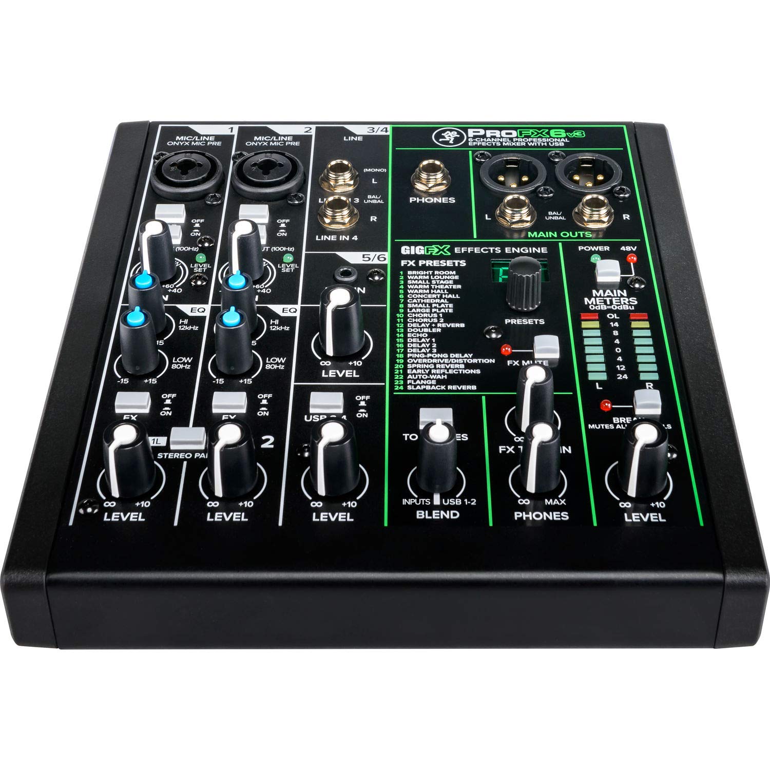 Foto 3 pulgar | Mezclador Mackie Profx6v3 De 6 Canales Con Usb Y Efectos - Venta Internacional.