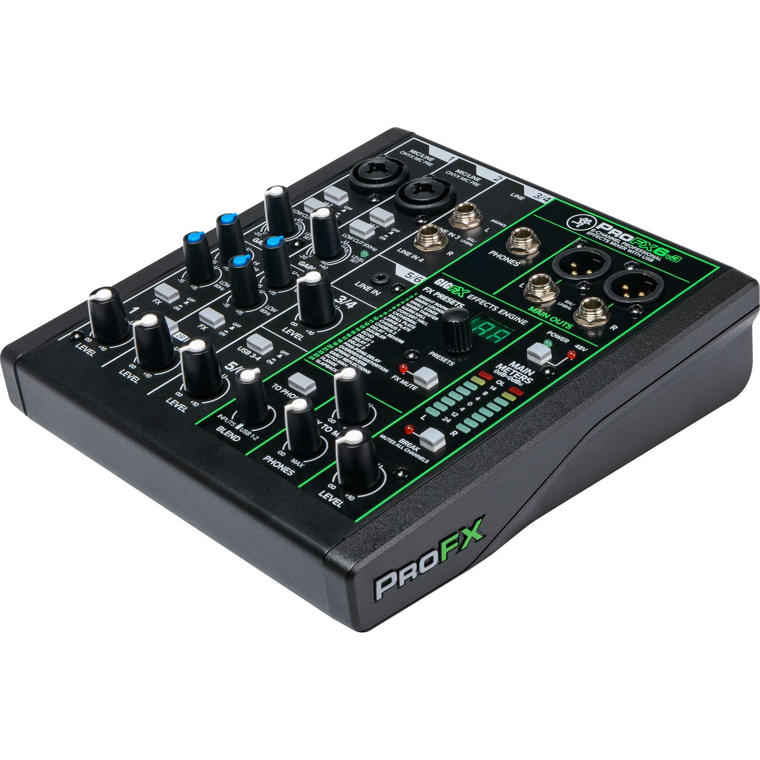 Foto 5 pulgar | Mezclador Mackie Profx6v3 De 6 Canales Con Usb Y Efectos - Venta Internacional.