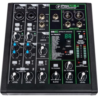 Foto 6 | Mezclador Mackie Profx6v3 De 6 Canales Con Usb Y Efectos - Venta Internacional.