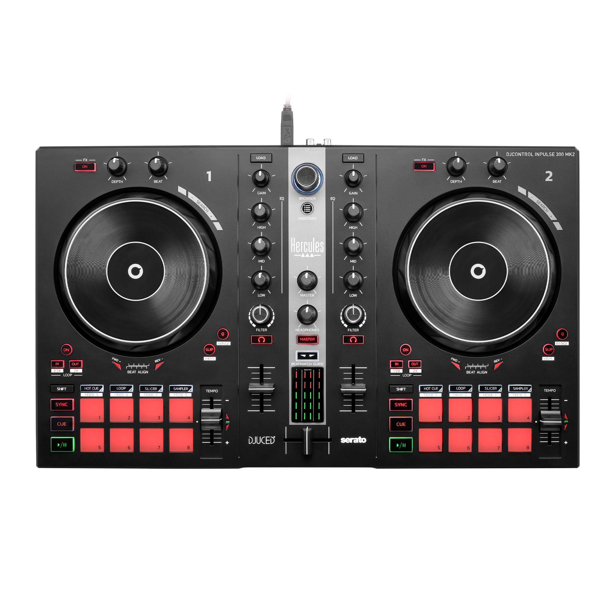 Foto 5 pulgar | Kit Esencial Para Dj Hercules Djcontrol Inpulse 300 Mk2 - Venta Internacional.