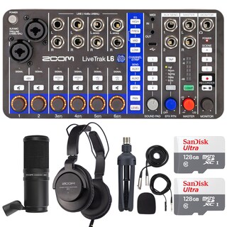 Foto 1 | Mezcladora/grabadora Digital Zoom Livetrak L6 Con Paquete De Accesorios - Venta Internacional.