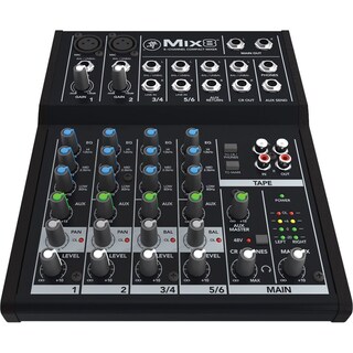 Foto 2 | Mezclador Compacto Mackie Mix8 De 8 Canales Con 2 Preamplificadores De Micrófono - Venta Internacional.