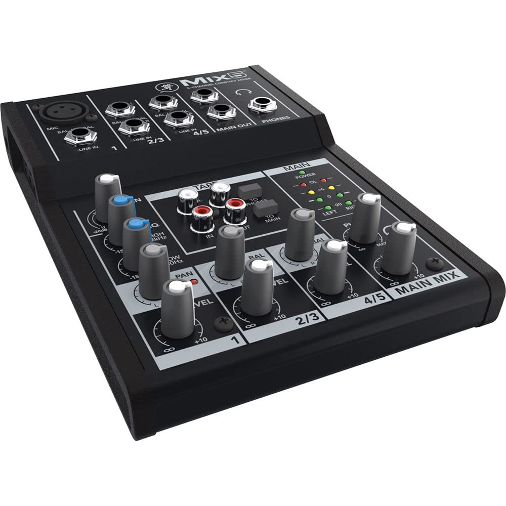 Foto 3 pulgar | Mezclador Compacto Mackie Mix5 De 5 Canales Con 1 Preamplificador De Micrófono - Venta Internacional.