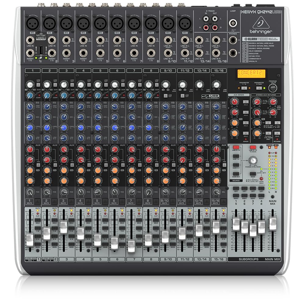 Foto 2 pulgar | Mezclador Behringer Xenyx Qx2442usb De 16 Canales Con Usb Y Efectos - Venta Internacional.