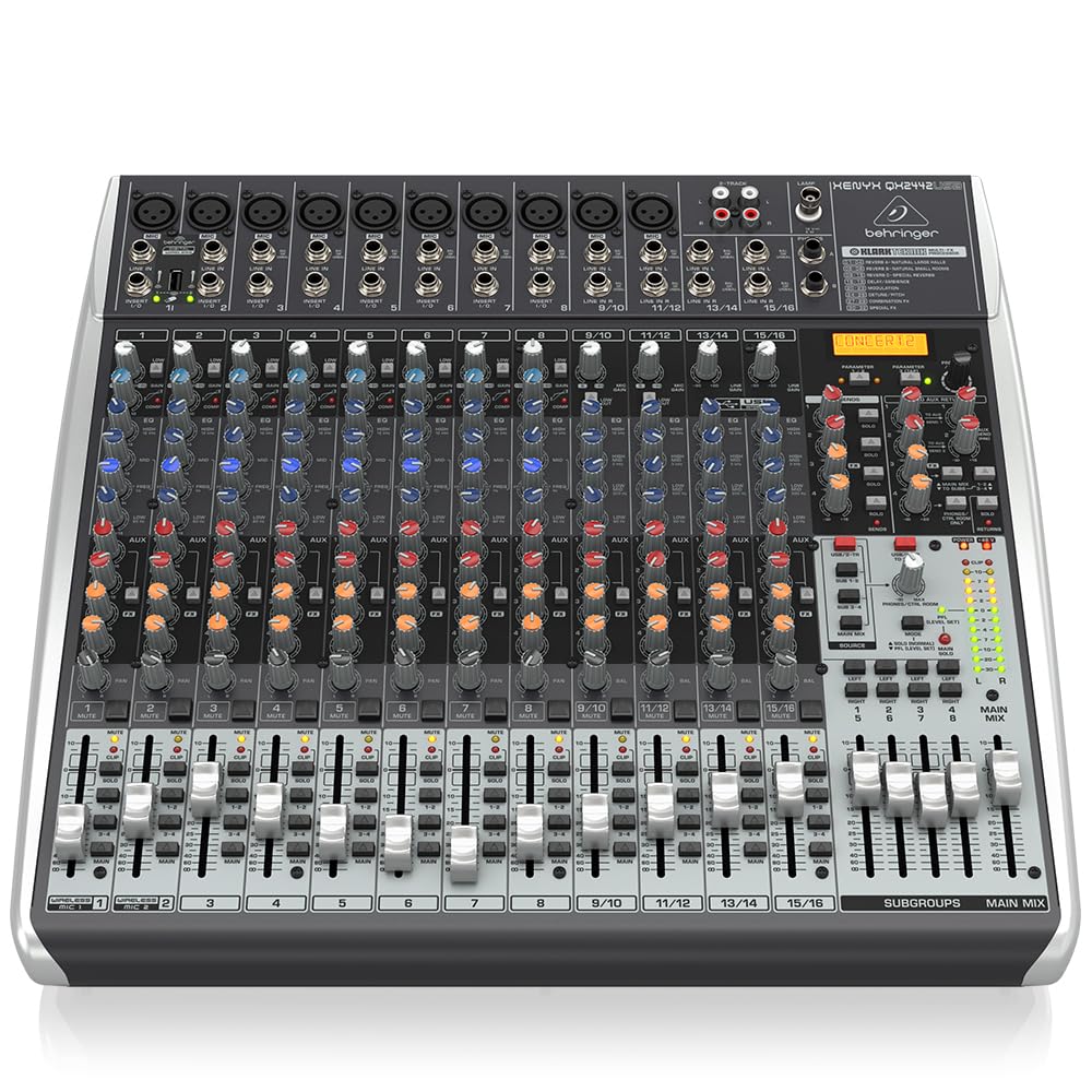Foto 3 pulgar | Mezclador Behringer Xenyx Qx2442usb De 16 Canales Con Usb Y Efectos - Venta Internacional.