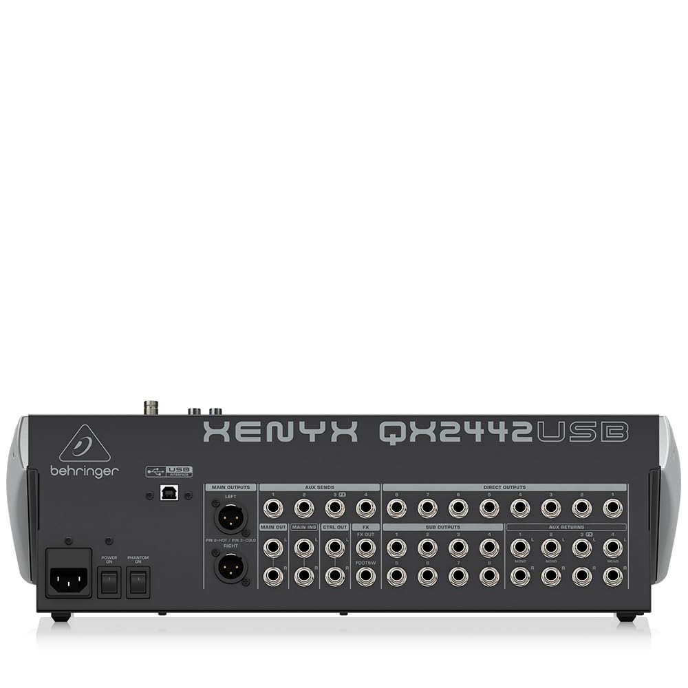 Foto 6 pulgar | Mezclador Behringer Xenyx Qx2442usb De 16 Canales Con Usb Y Efectos - Venta Internacional.