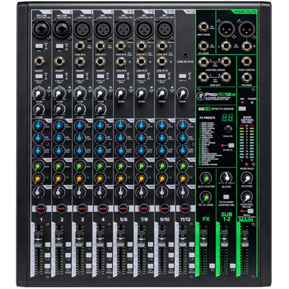 Foto 5 pulgar | Mezclador De Refuerzo De Sonido Mackie Profx12v3 De 12 Canales Con Acceso - Venta Internacional.