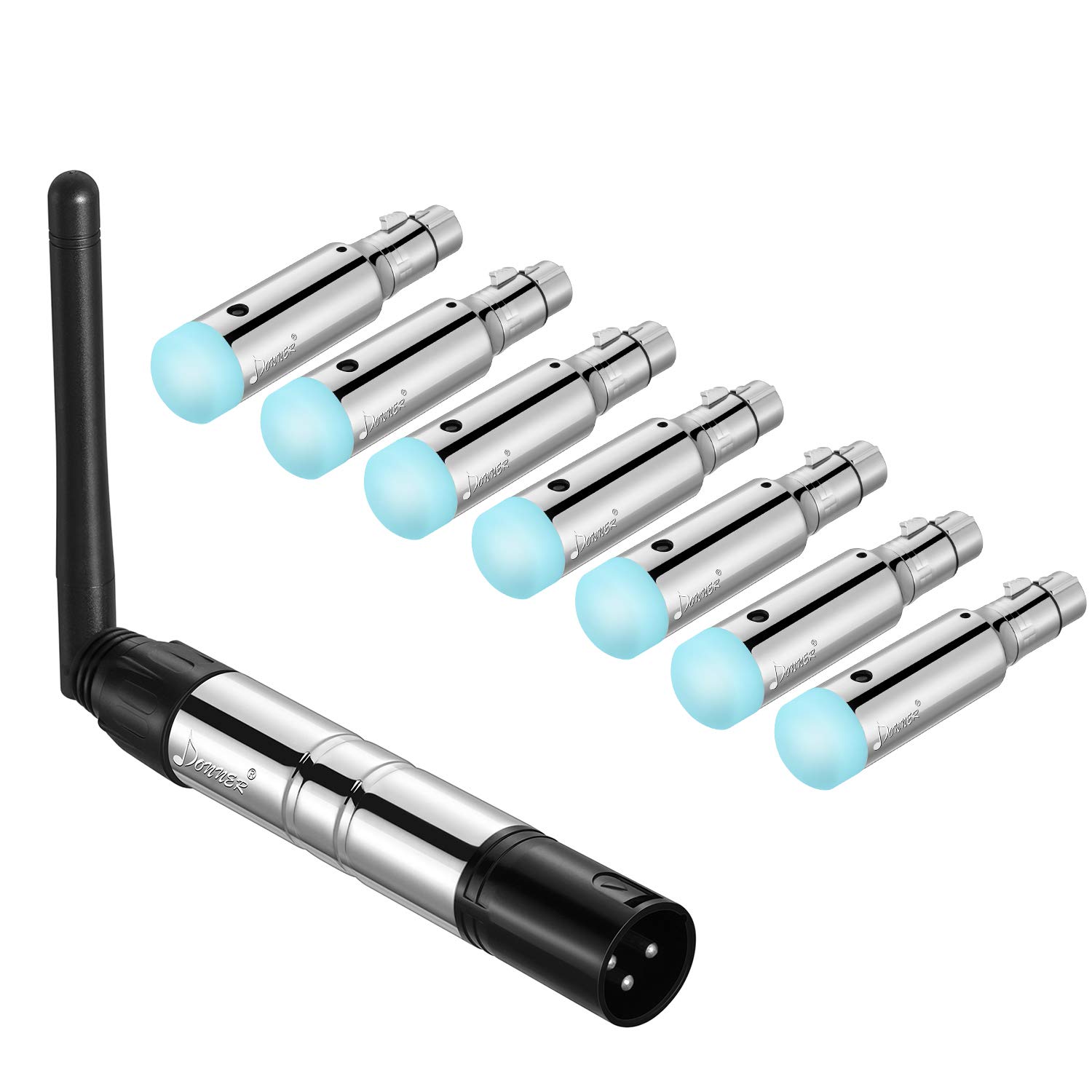 Foto 1 | Controlador Dmx Inalámbrico Donner Dfi 2.4g 7 Receptores Con Batería - Venta Internacional.