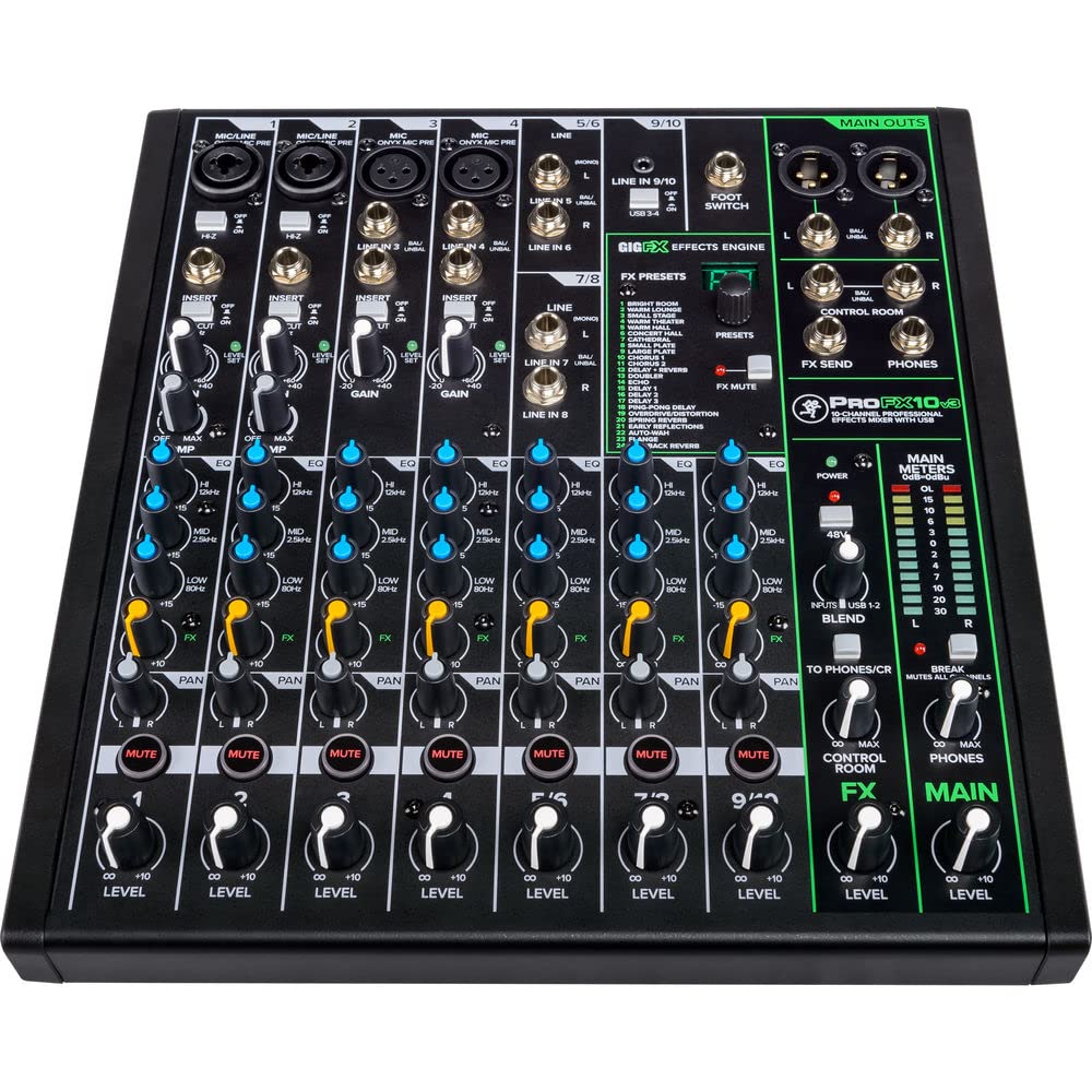 Foto 4 pulgar | Mezclador De Refuerzo De Sonido Mackie Profx10v3 De 10 Canales Con Acceso - Venta Internacional.