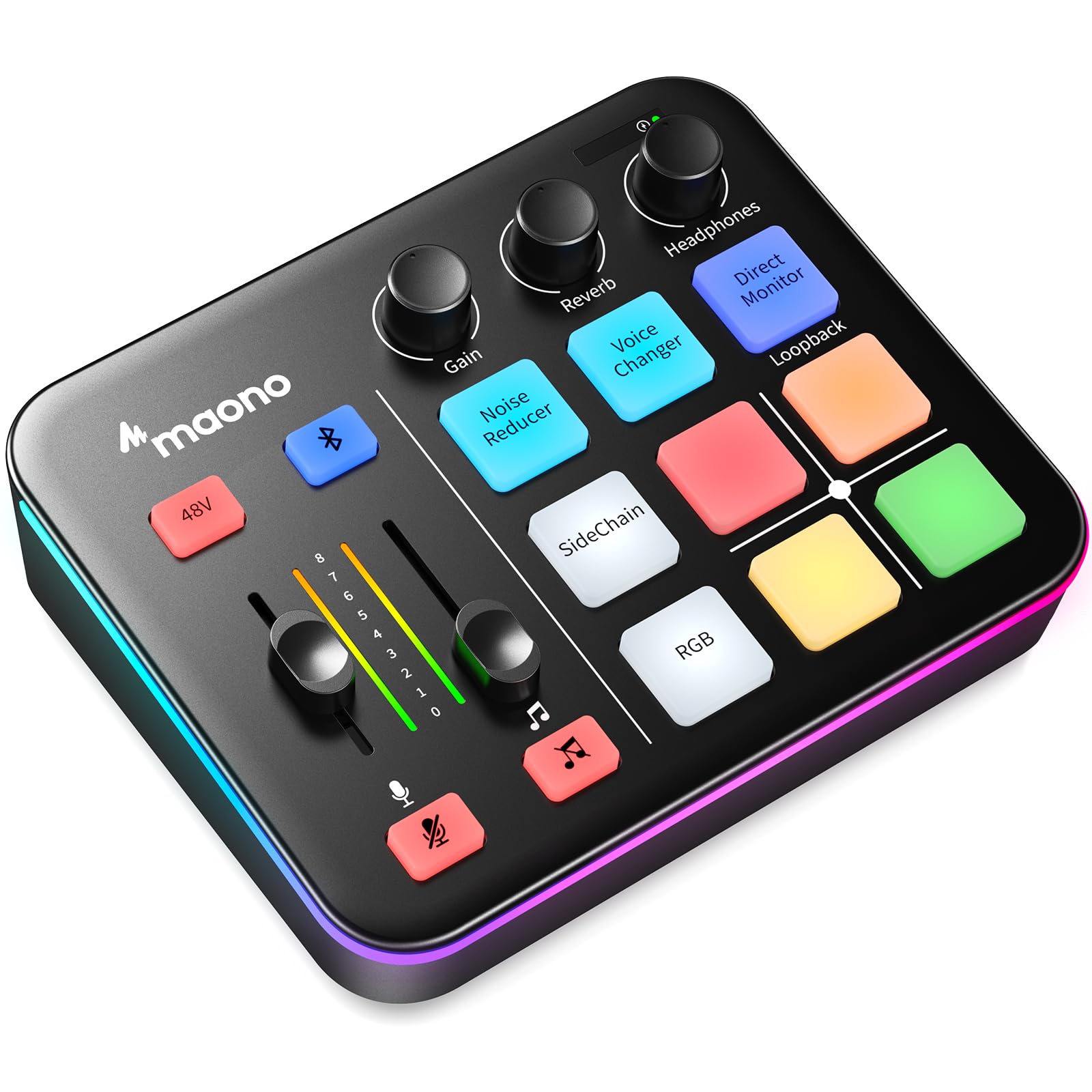 Foto 2 pulgar | Mezclador De Audio Para Juegos Maono Maonocaster G1 Neo Con Bluetooth Rgb - Venta Internacional.