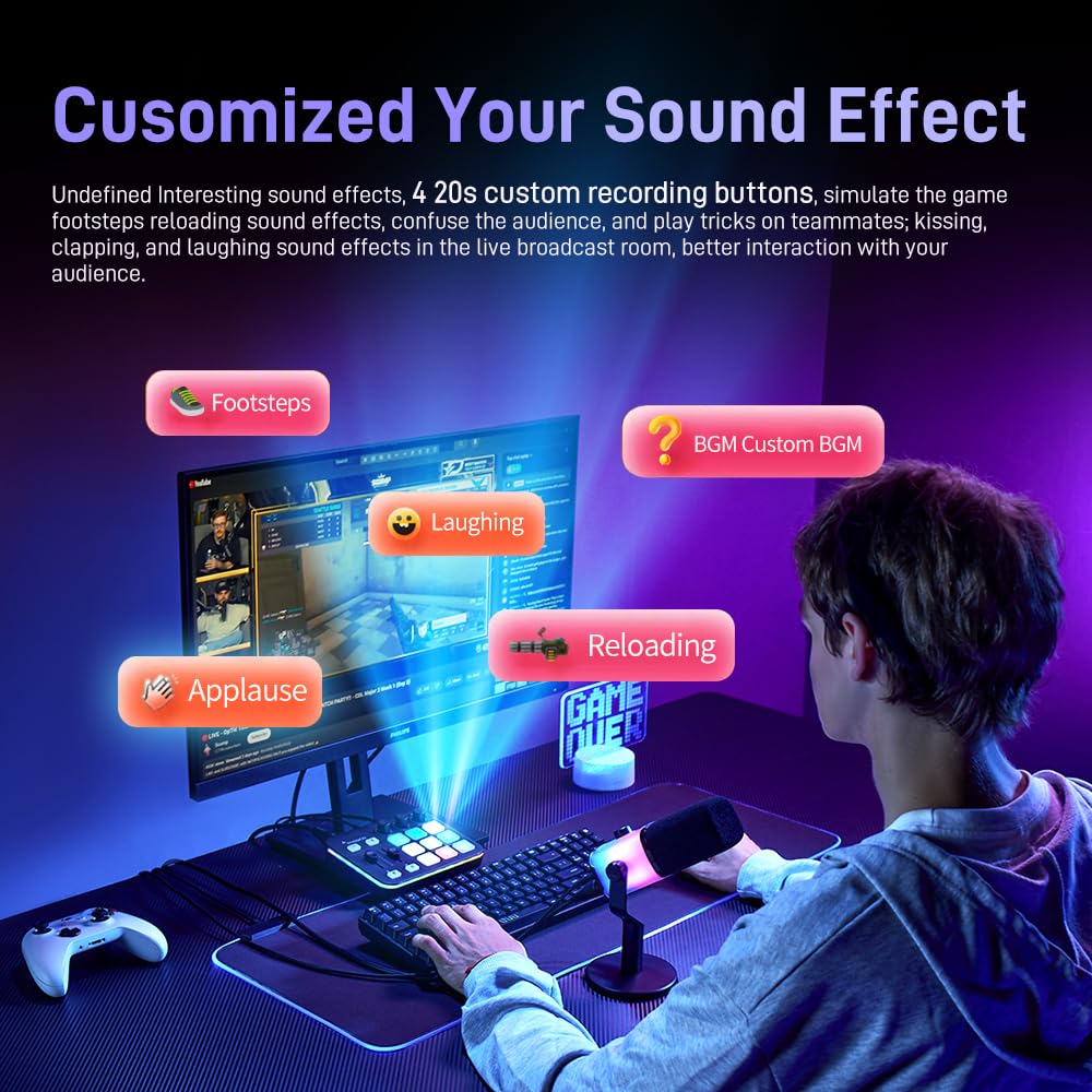 Foto 5 pulgar | Mezclador De Audio Para Juegos Maono Maonocaster G1 Neo Con Bluetooth Rgb - Venta Internacional.