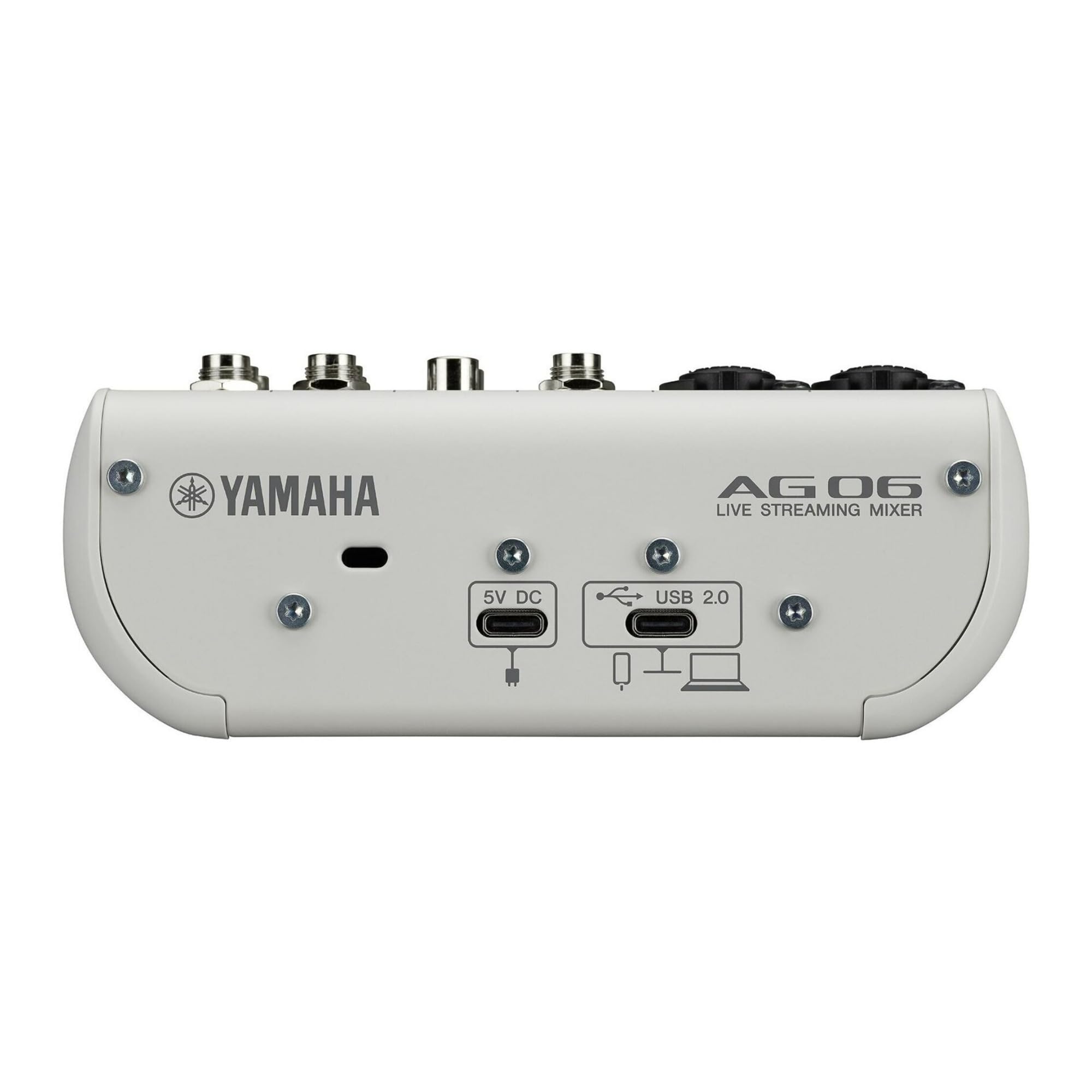 Foto 6 | Mezclador Yamaha Ag06mk2 De 6 Canales Para Transmisión En Vivo, Blanco - Venta Internacional.