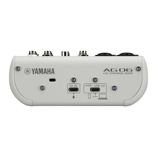 Foto 6 | Mezclador Yamaha Ag06mk2 De 6 Canales Para Transmisión En Vivo, Blanco - Venta Internacional.
