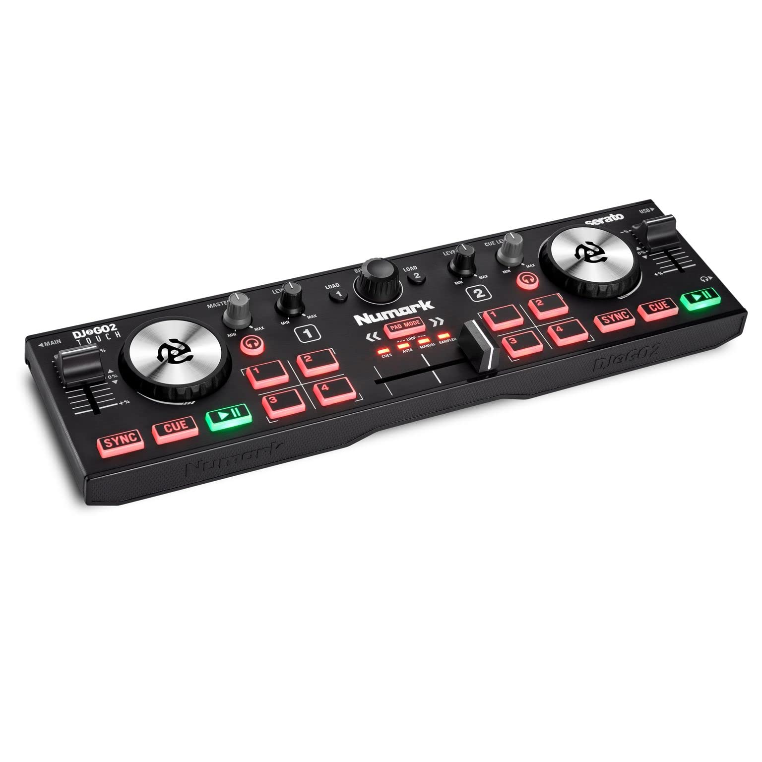 Foto 2 pulgar | Controlador De Dj Numark Dj2go2 Touch 2 Deck Con Serato Dj - Venta Internacional.