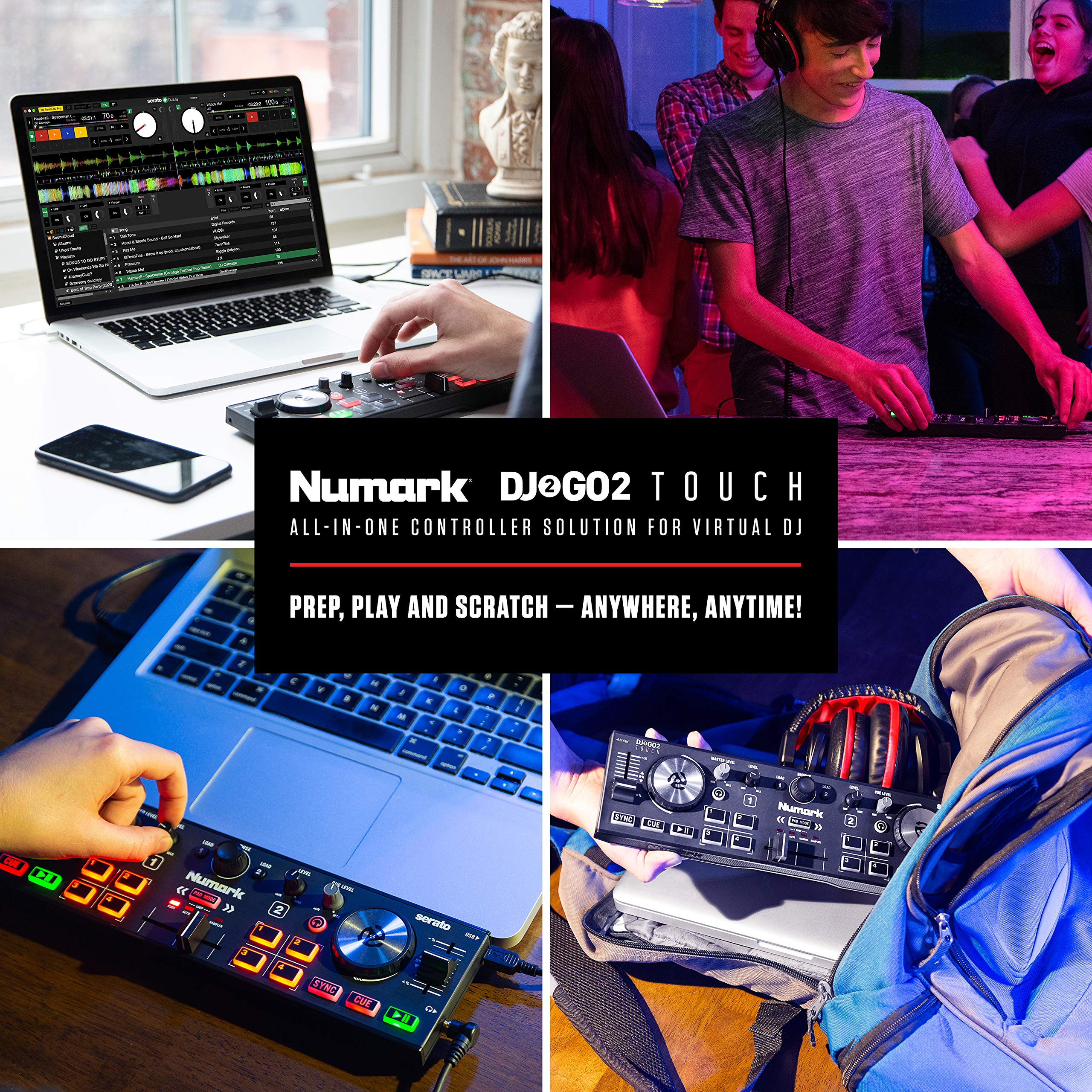 Foto 8 pulgar | Controlador De Dj Numark Dj2go2 Touch 2 Deck Con Serato Dj - Venta Internacional.