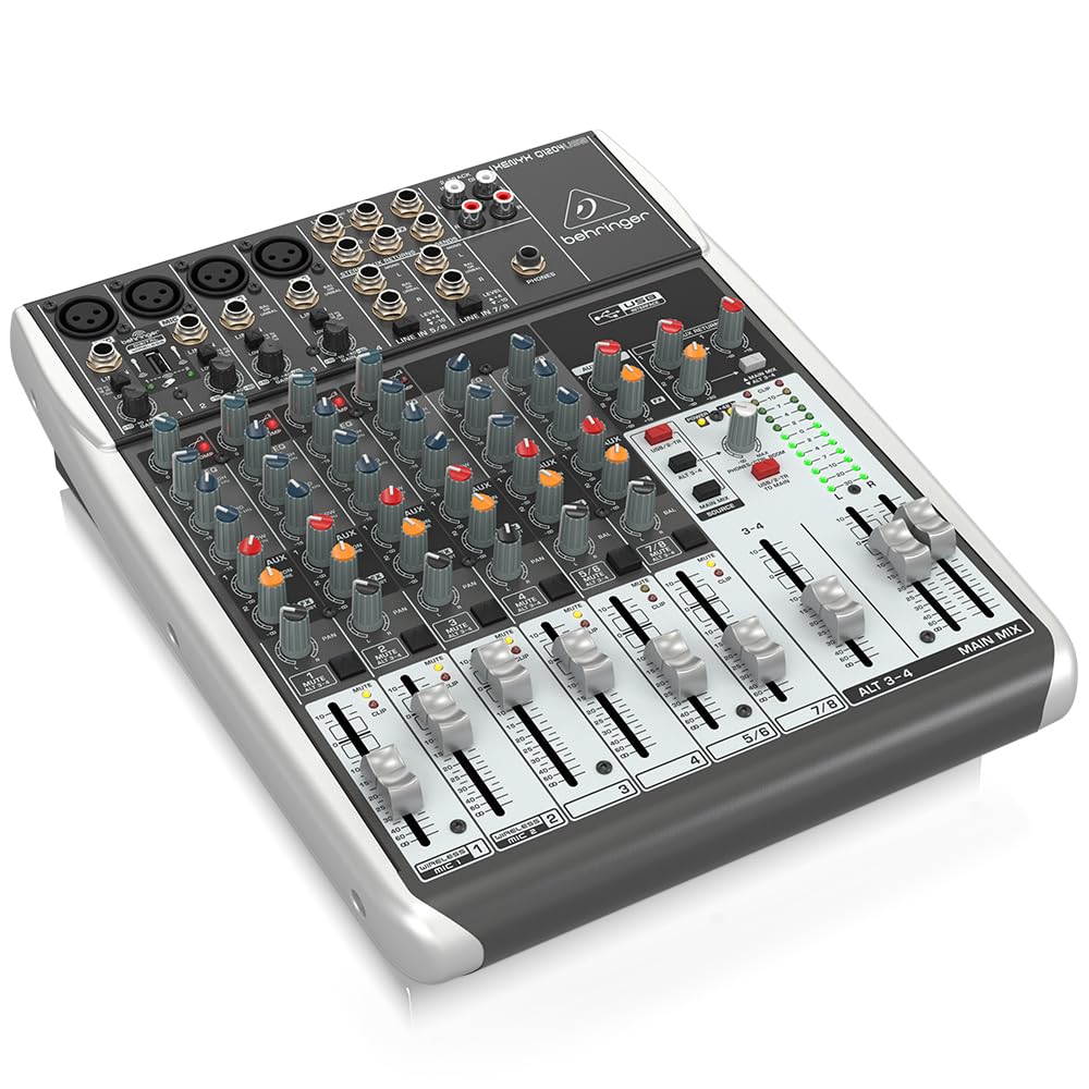 Foto 3 pulgar | Mezclador Behringer Xenyx Q1204usb De 12 Entradas Con Interfaz De Audio Usb - Venta Internacional.