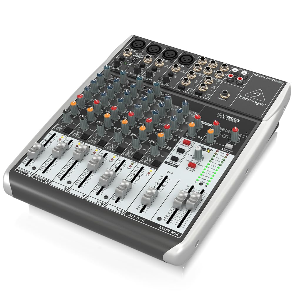 Foto 4 pulgar | Mezclador Behringer Xenyx Q1204usb De 12 Entradas Con Interfaz De Audio Usb - Venta Internacional.
