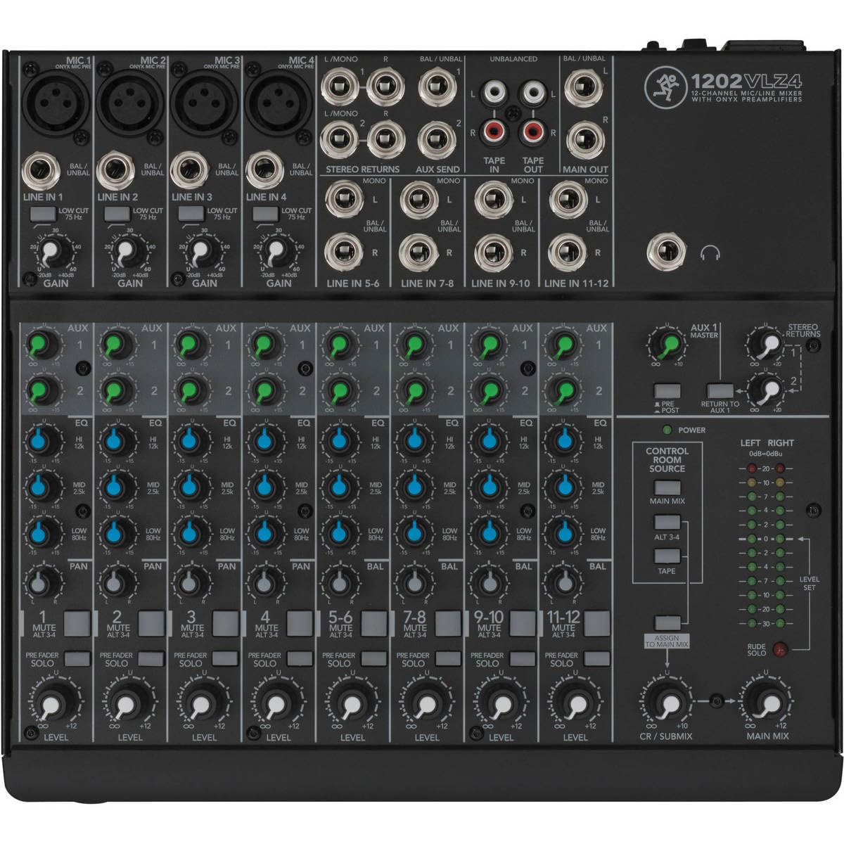Foto 4 pulgar | Mixer Mackie 1202vlz4 De 12 Canales Con 4 Preamplificadores De Micrófono Onyx - Venta Internacional.