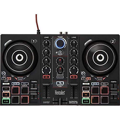 Foto 3 | Controlador De Dj Hercules Dj Control Inpulse 200 Con Cable - Venta Internacional.