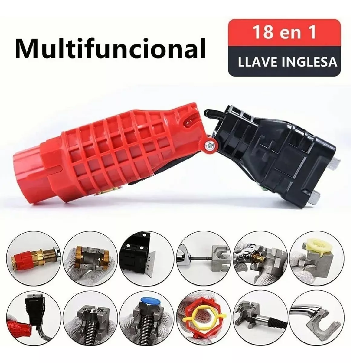 Foto 4 pulgar | Herramienta de Instalación de Grifo y Fregadero Multifuncional Eo Safe Imports ESI-7287 color Rojo