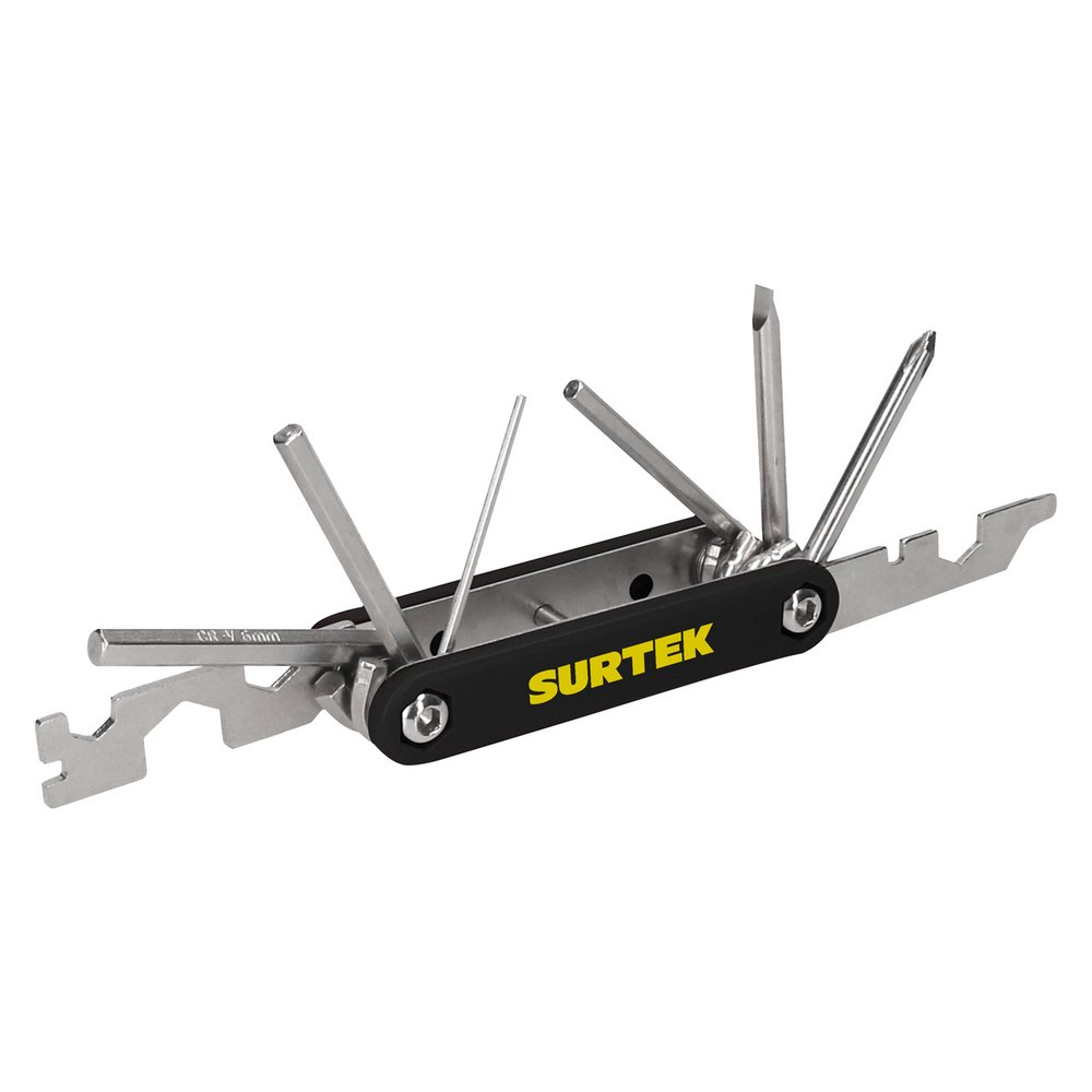 Multiherramienta para Bicicleta Surtek MCI10 color Negro 10 en 1