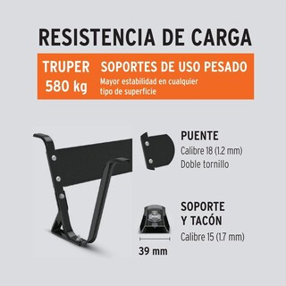 Foto 5 | Carretilla Concha Plástica Truper 6 Ft3 Neumática Bastidor Tubular