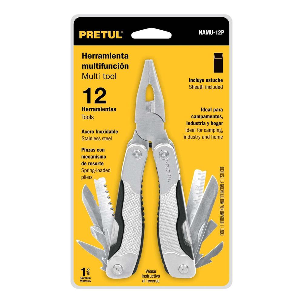 Foto 5 pulgar | Multiherramienta Pretul con 12 Funciones