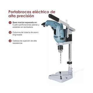 Foto 2 | Soporte de Taladro Belug Vertical con Base de Hierro 0 - 60 Mm