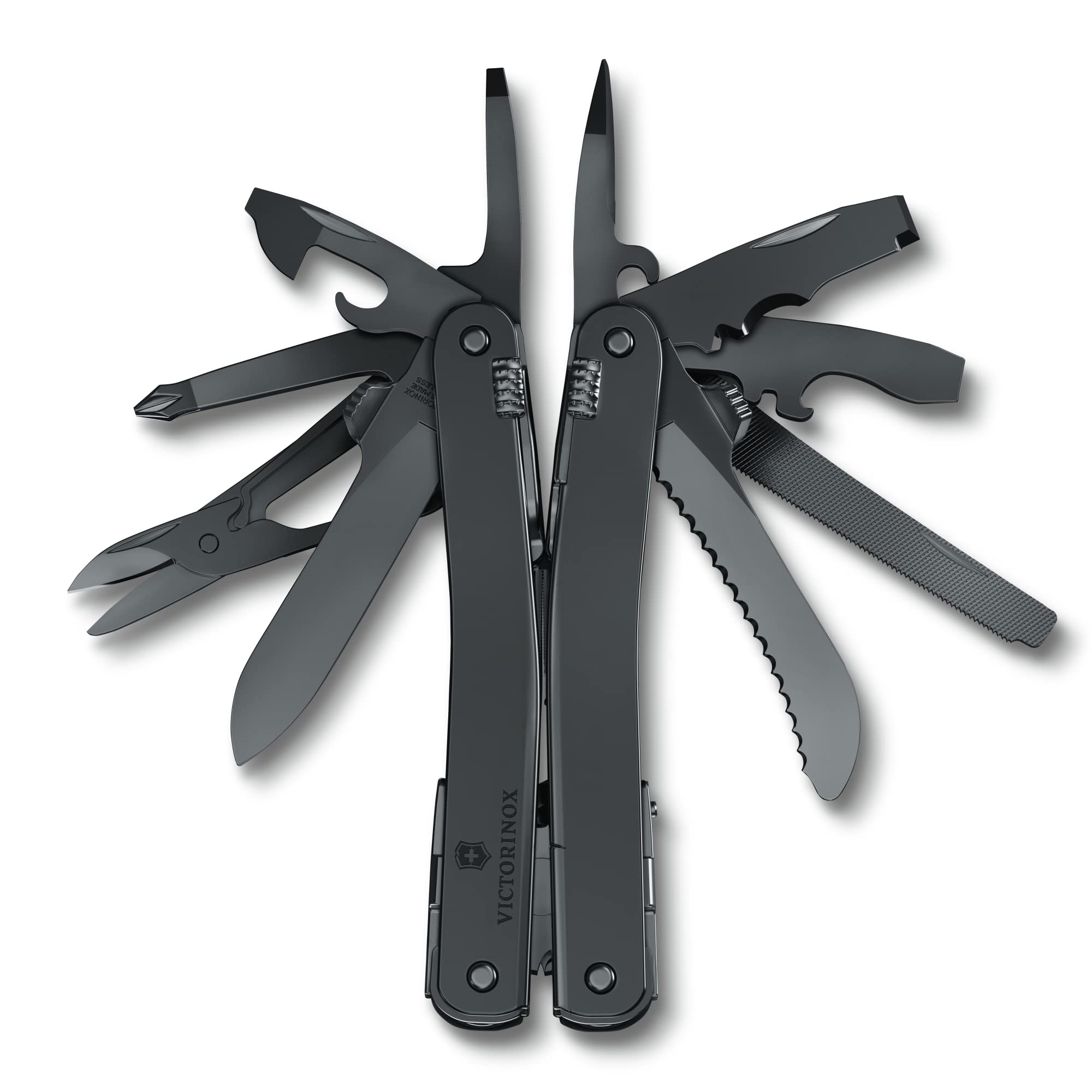 Foto 2 pulgar | Multitool Victorinox Swiss Tool Spirit Mxbs Negra Con Funda - Venta Internacional.