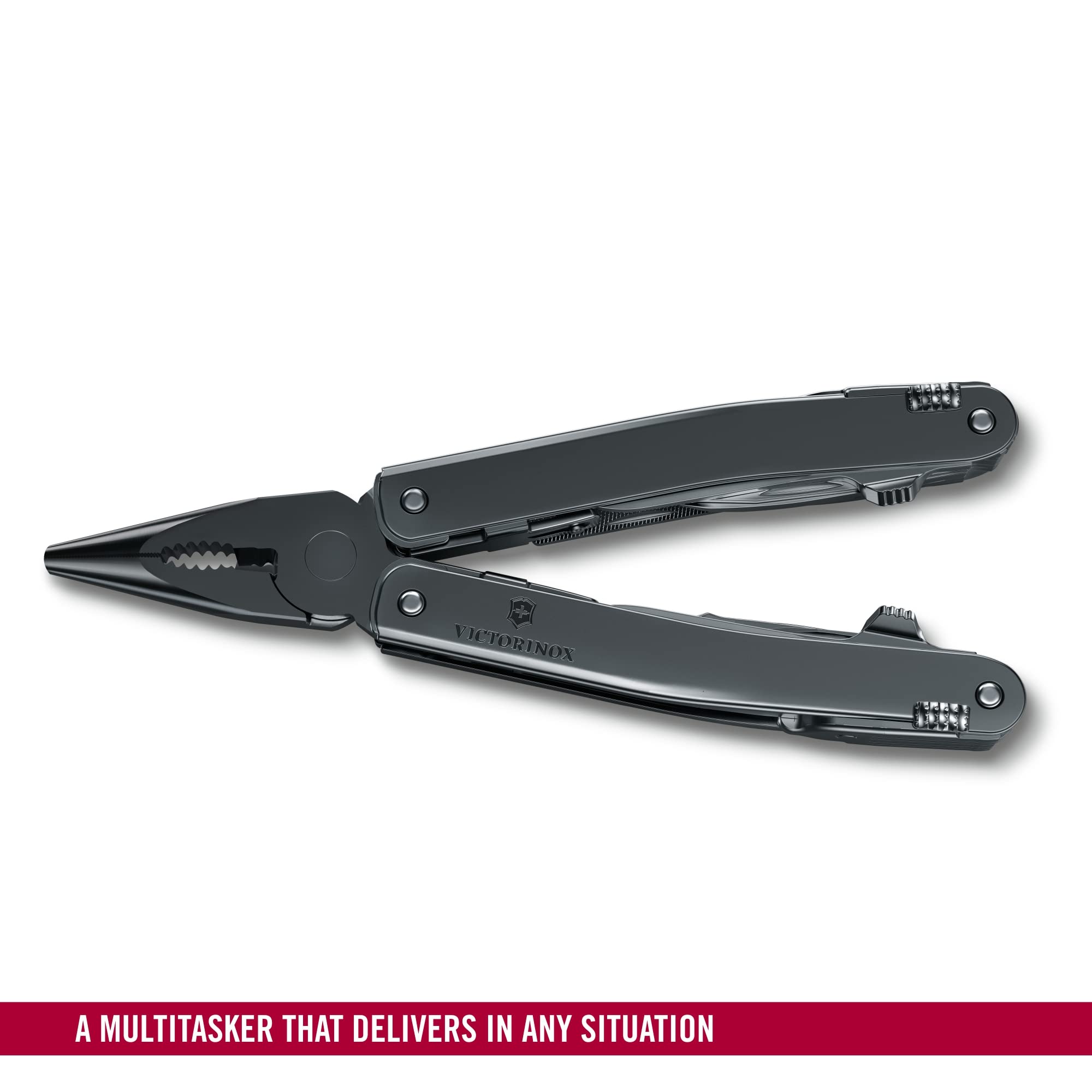 Foto 3 pulgar | Multitool Victorinox Swiss Tool Spirit Mxbs Negra Con Funda - Venta Internacional.