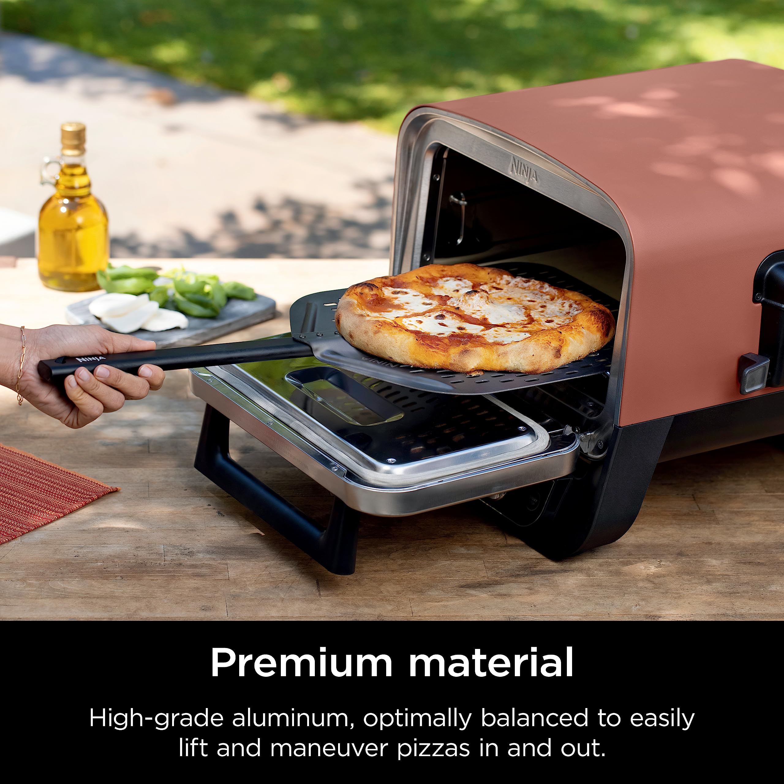 Foto 3 | Pizza Peel Ninja Xskoppl De Aluminio Perforado Gris/negro - Venta Internacional.