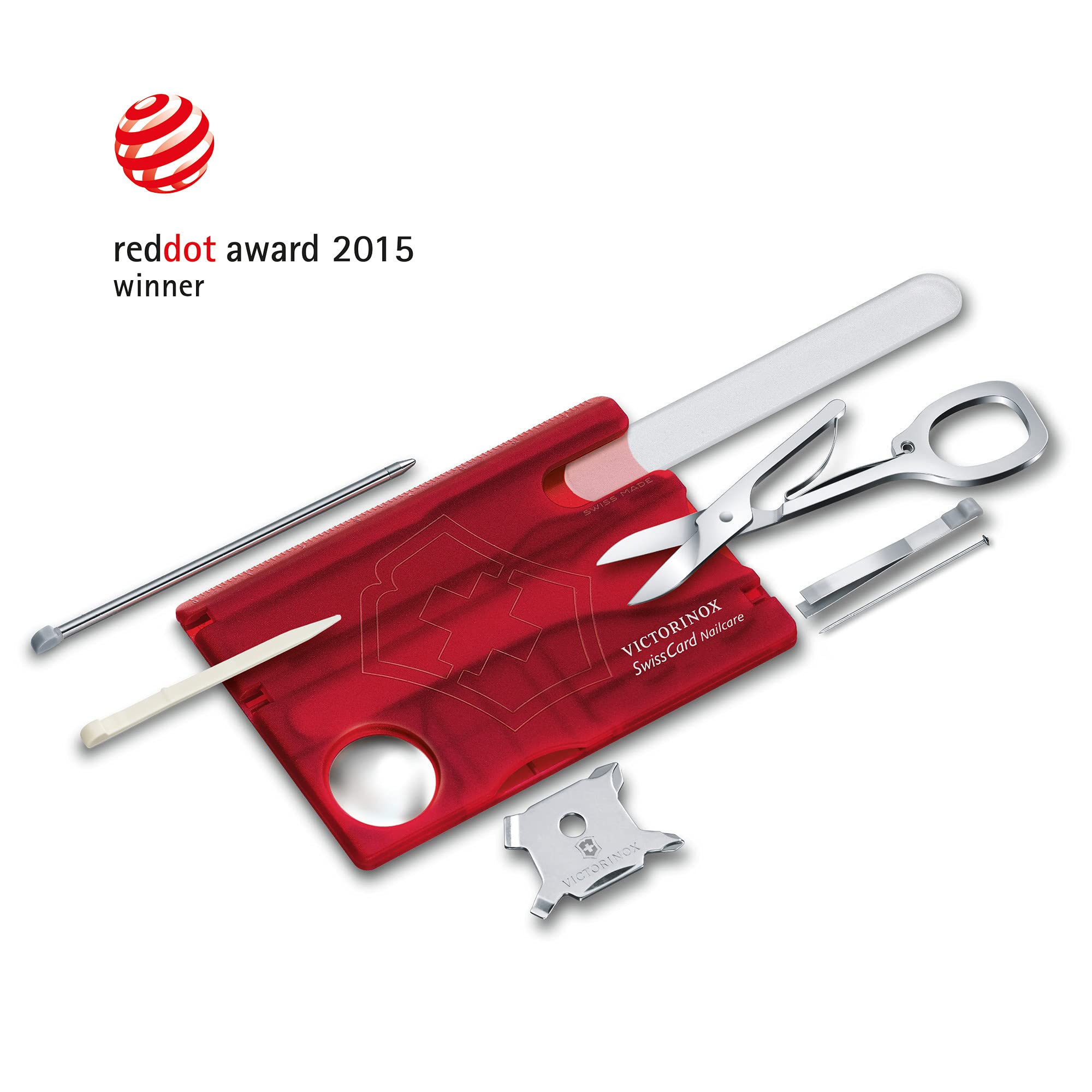 Foto 6 | Multitool Victorinox Swisscard Nailcare 13 Functions Ruby - Venta Internacional.