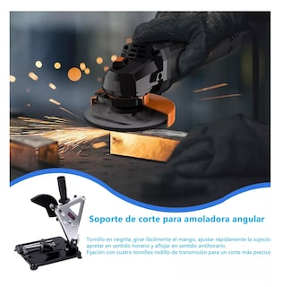 Foto 4 | Soporte Esmeril Angular Amoladora Corte Diametro 100 A 125 Negro/gris