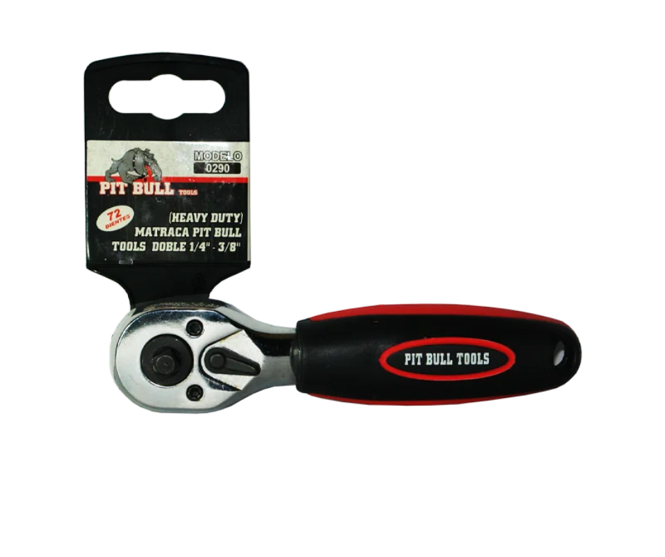 Foto 2 pulgar | Matraca Doble 1/4''-3/8'' Pit Bull Tools